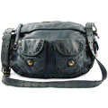 Linea Pelle Ashley Blue Shoulder Bag