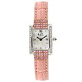 LP Italy 'Dolce Vita' 14k Gold Pink Sapphire Diamond Watch