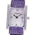 Lucien Piccard 'Dolce Vita' 14k Gold Diamond Watch