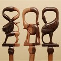 Hand-finished Walking Cane (Ghana)
