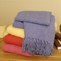 White Mountain Weavers Tiverton Decorative Throw Blanket