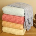 White Mountain Weavers Stratus Decorative Throw Blanket