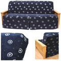 Full Futon Blue Moon Skirted Slipcover