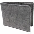 Geoffrey Beene Marbled Black Bi-fold Passcase Wallet