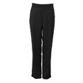 Domani Platinum Men's Black Pleated Dress Pants