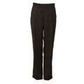 Domani Platinum Men's Brown Pleated Dress Pants