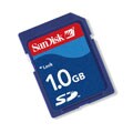 SanDisk 1GB Secure Digital Memory Card (Case of 5)
