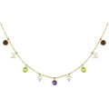 Gemstone Cultured FW Pearl Cleopatra Necklace