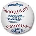 1 Dozen RawlingsTVB Soft Core T-Ball Training Baseball