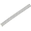 18k White Gold 5-7/8ct TDW 3 Row Diamond Bracelet