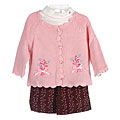 Baby Togs Newborn Girl's Pink Cardigan Set