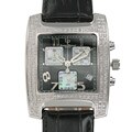 Lucien Piccard Men's 'Black Out' Diamond Watch