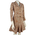 L.A. Design Fashion 2-piece Tweed Skirt Suit