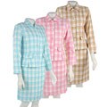 L.A. Fashion Design 2-piece Checkered Skirt Suit