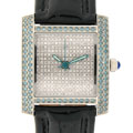 Lucien Piccard Women's 'La Luce' Diamond Strap Watch