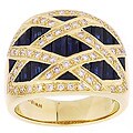 Encore by Le Vian 18k Gold Sapphire Diamond Band