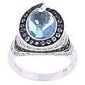 Encore by Le Vian 14k Gold Blue Topaz Diamond Ring