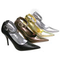 Anne Michelle by Journee Studded Ankle Strap Pumps