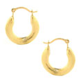 14k Yellow Gold Hoop Earrings