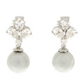 Charles Winston Simulated Pearl Earrings