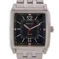 Seiko Men's Black Dial All Stainless Steel Watch