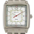 Seiko Mens Silver Dial All Stainless Steel Watch
