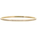 18k Yellow Gold 2ct TDW Diamond Bangle Bracelet