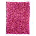 100% Wool Fuschia Flokati Rug (2' x 5')
