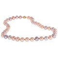 14k Freshwater Multicolor Pink Pearl Necklace (10-11mm) (Case of 3)