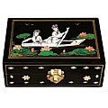 Handmade Mother of Pearl Inlay Jewelry Box