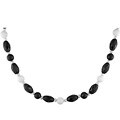 Onyx/ Agate Cultured Freshwater Pearl Necklace