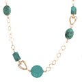 Chateau D'Argent Sterling Silver Turquoise Necklace