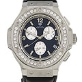 Aqua Master Men's Oval Diamond Chronograph Watch