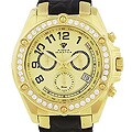 Aqua Master Unisex Round Diamond Chronograph Watch