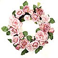 Rosewater Rose Head Wreath (Pack of 1)