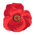 Set of 3 Hand-tufted Holiday Poinsettia Rugs (3'3 x 3'3)