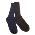 Men's Smart Silver Crew Socks (2 Pair)
