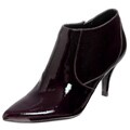 Nine West Packrat Women's Wine Patent Leather Bootie
