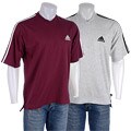 Adidas Men's 3 Star V-neck T-shirt