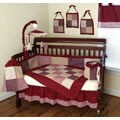 Rusty Red 10-piece Crib Set
