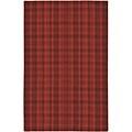 Hand-crafted Highland Collection Wool Rug (3'3 x 5'3)