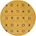 Hand-tufted Current Wool Rug (8' Round)