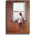 Dali 'Person at the Window' Stretched Canvas Art