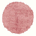 Wool Flokati Orchard Pink Rug (3' Round)
