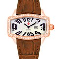 Michele Women's Brown Strap Diamond Watch