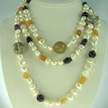 Maddy Emerson Freshwater Pearl Amethyst Necklace