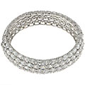 Charles Winston Silvertone CZ Bangle