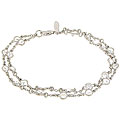 Charles Winston Sterling Silver Cubic Zirconia Bracelet
