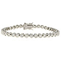 Charles Winston Bezel Set CZ Tennis Bracelet