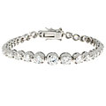Charles Winston Graduated CZ Tennis Bracelet